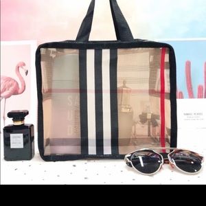 Makeup Bag Cosmetic Toiletry Travel Organizer- transparent
